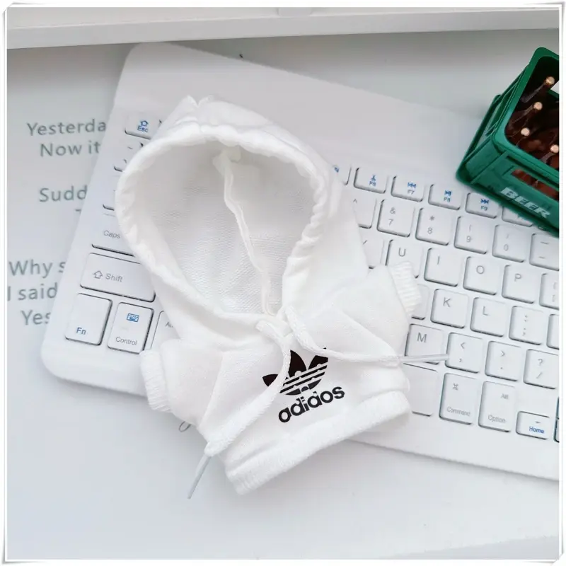 new15/17cm Labubu V1 V2 Doll Clothing Fashion Hoodie and Pants Set Korean Idol Trendy DIY Doll Clothing Accessories Toy Gift adi