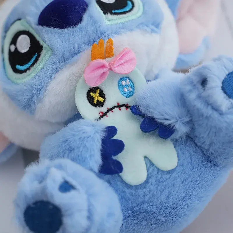 Disney Stitch Keychain Plush Toy Backpack Pendant Home Decoration Girls Toy Soft Stuffed Doll Boys Birthday Gifts