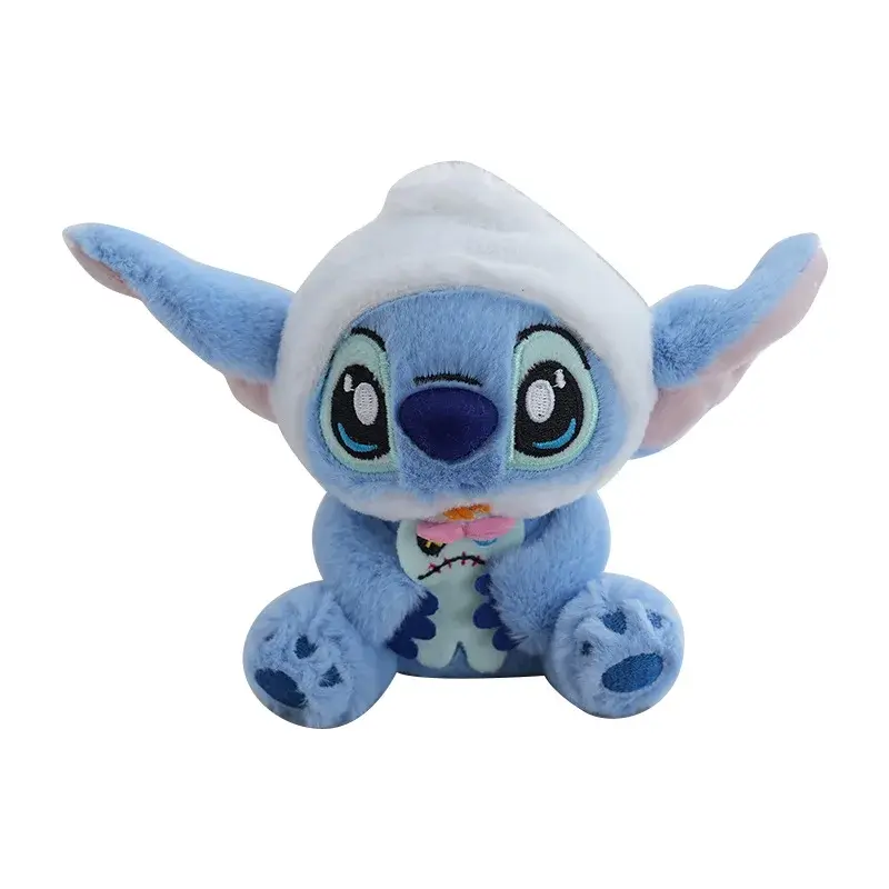 Disney Stitch Keychain Plush Toy Backpack Pendant Home Decoration Girls Toy Soft Stuffed Doll Boys Birthday Gifts
