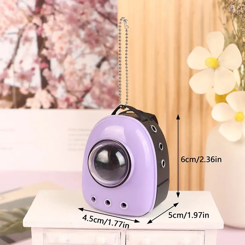 Cute Labubu Doll Backpack Simulated Pet Bag 15-17cm Cute Doll Accessories Mini Space Bag Children's Toy Birthday Gift