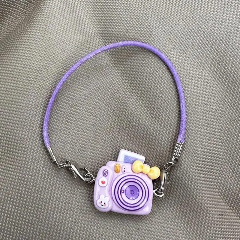 1/6pcs Mini DIY Camera Dress Up Plush Toy for Labubu 17cm Doll Accessories Dollhouse Hanging Neck Accessories Dollhouse Pendant