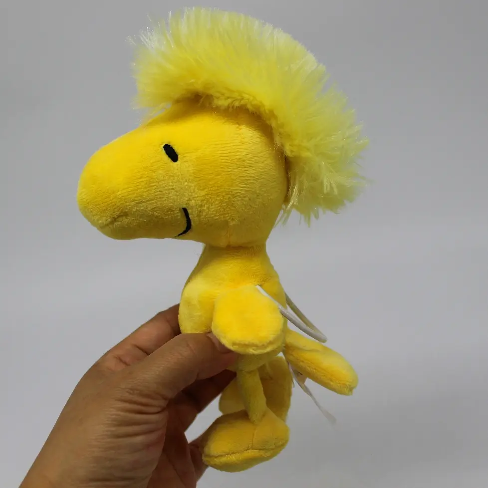 1piece 15cm Peanuts Snoopy Woodstock bird plush pendant toys Woodstock cute bird toys