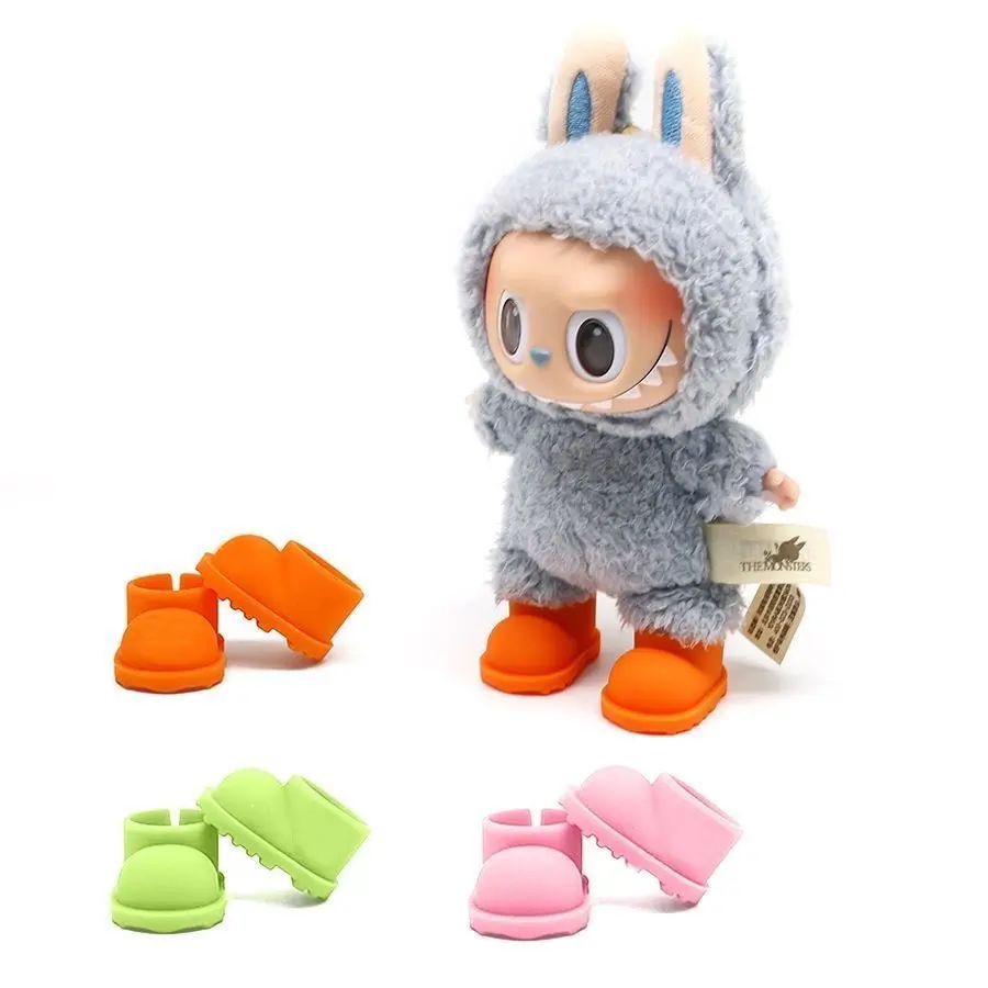 17cm Labubu Doll Shoes V1 V2 Labubu Dolls Boots Accessories Toys Casual Sports Rain Shoes Dolls DIY Doll Toy