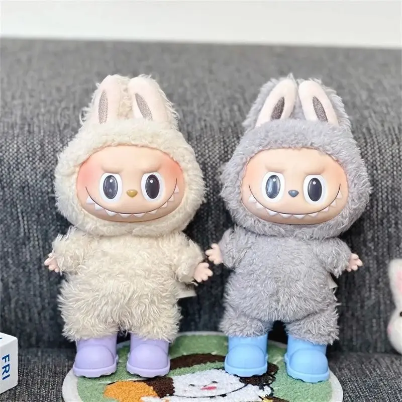 17cm Labubu Doll Shoes V1 V2 Labubu Dolls Boots Accessories Toys Casual Sports Rain Shoes Dolls DIY Doll Toy