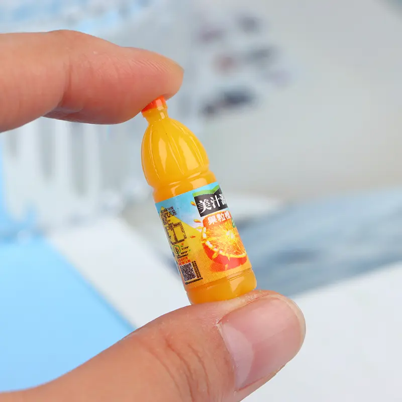 5pcs 1:12 Dollhouse Miniature Fruit Drinks Model Kitchen Food Accessories Toys