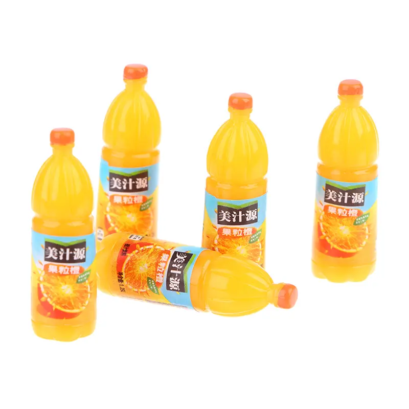 5pcs 1:12 Dollhouse Miniature Fruit Drinks Model Kitchen Food Accessories Toys