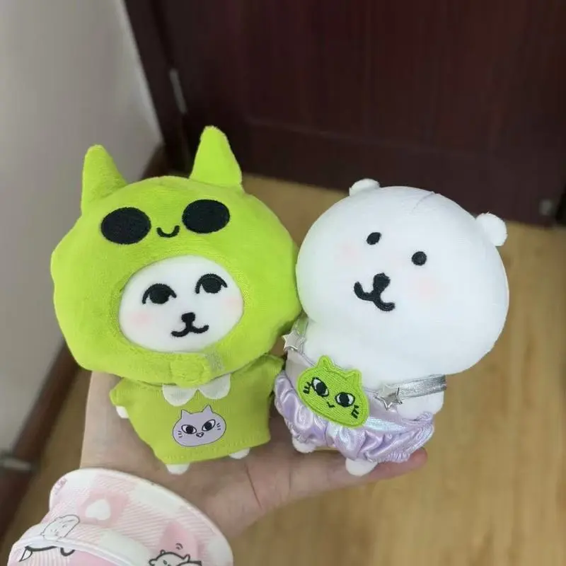 Adorable 10cm Cotton Doll 13cm Self-Deprecating Bear "Alien Cat" Costume Set Cute Toy Doll Clothing Accessories Gift