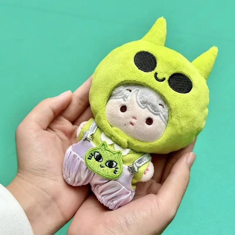 Adorable 10cm Cotton Doll 13cm Self-Deprecating Bear "Alien Cat" Costume Set Cute Toy Doll Clothing Accessories Gift