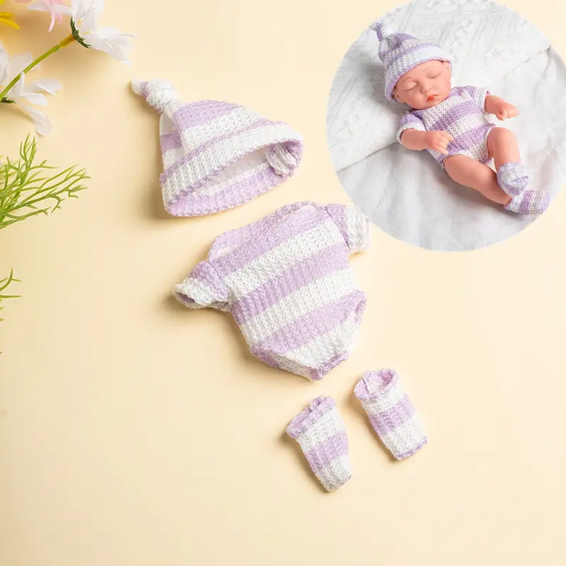 20cm Baby Dolls Clothes for DIY Toy Doll Accessories Suitable For 8inch Doll Sweater Jumpsuit Reborn Doll Clothes Accessories