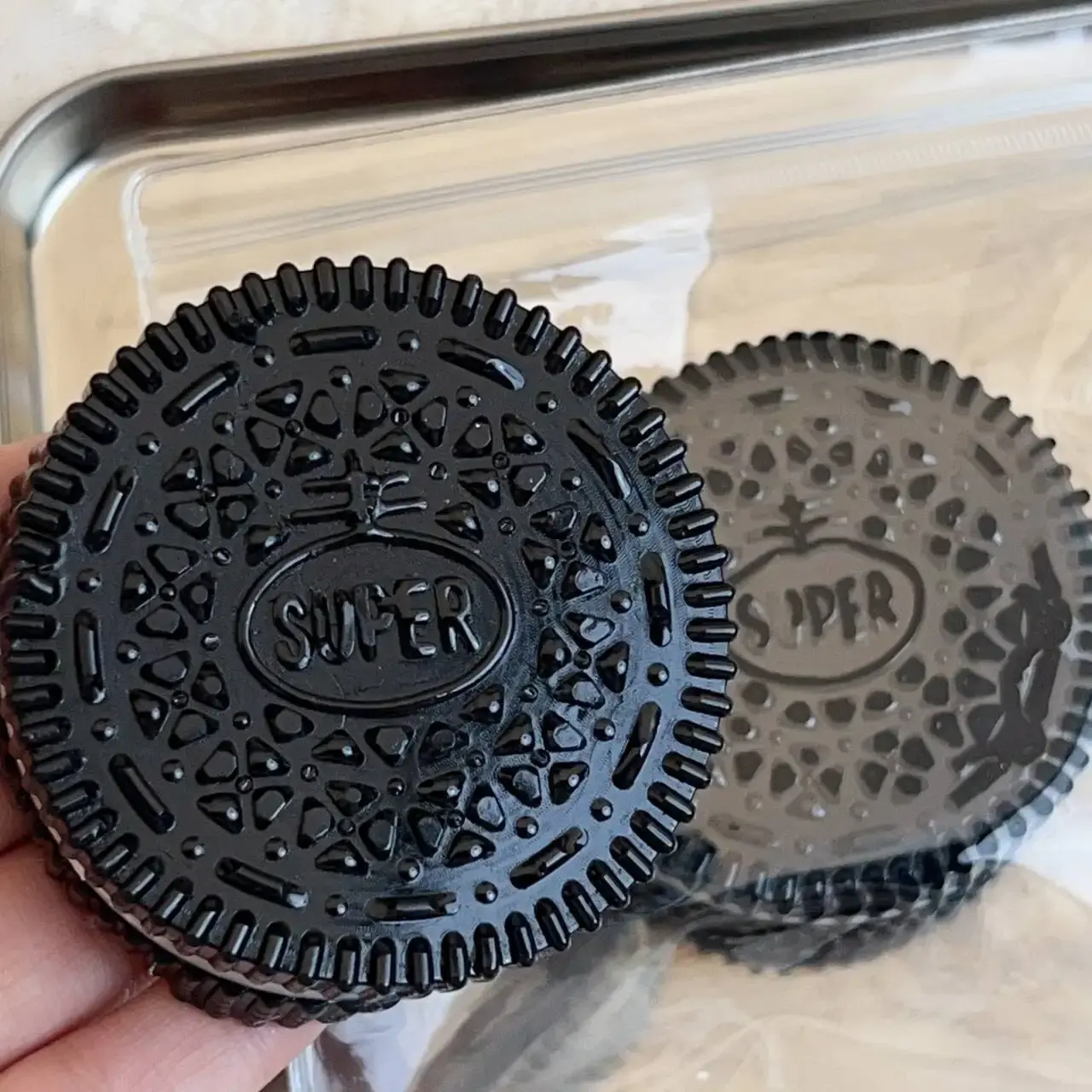 Handmade Cookie Squishy Toy For Stress Relief Toy Mochi Taba Squishy New Biscuit Slow Rebound Pinching Toy Birthday Gifts