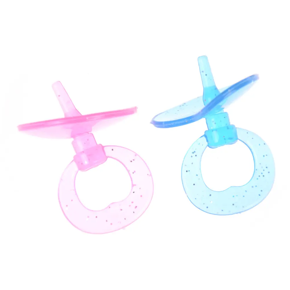 2pcs/pair Baby Dolls Pacifier For Girls Feeding Nursery Room Dollhouse Accs Girl Toy Gift Random Color
