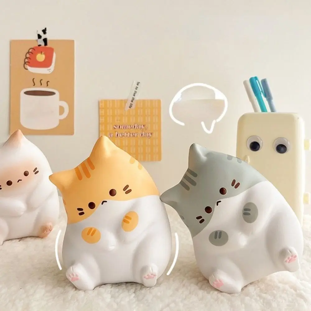 Fashion Cartoon Cat Squeeze Toys Plushie Stress Release Decompression Doll Slow Rebound Cute Release Anxiety Toy