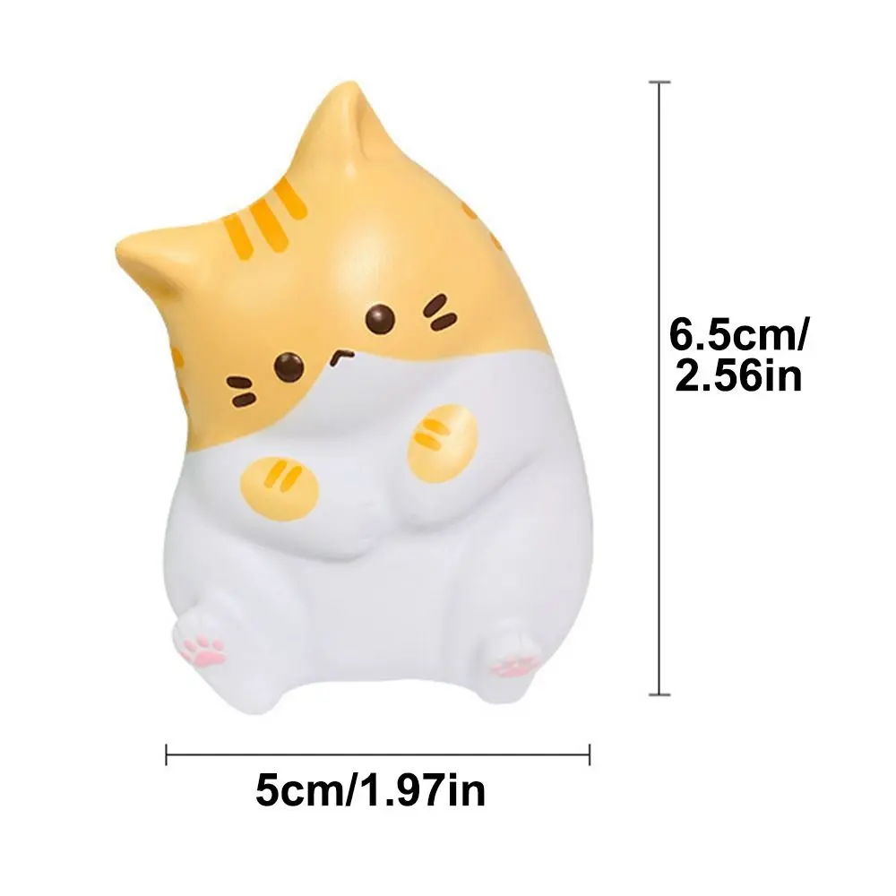 Fashion Cartoon Cat Squeeze Toys Plushie Stress Release Decompression Doll Slow Rebound Cute Release Anxiety Toy