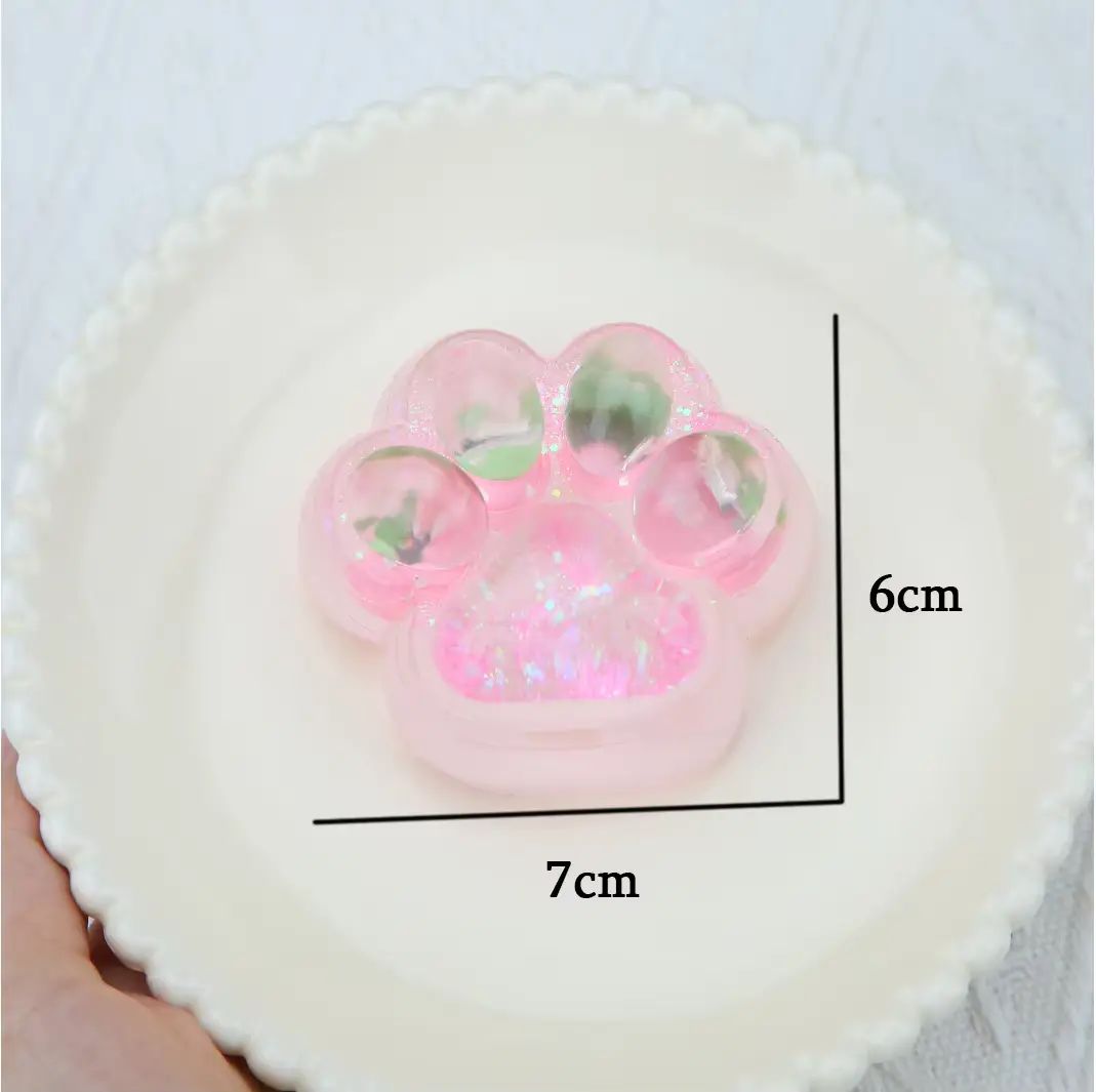 Relief Toy Soft Rubber Massage Cat Paw Table Texture Maltose Anti-Pressure Hands And Feet Massage To Relieve Anxiety Gift