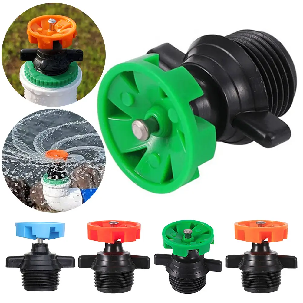 20-100PCS 360 Degree Irrigation Sprinkler Heads 1/2 Inch Male Thread Automatic Rotation Nozzle Water Irrigation Rotating Nozzle