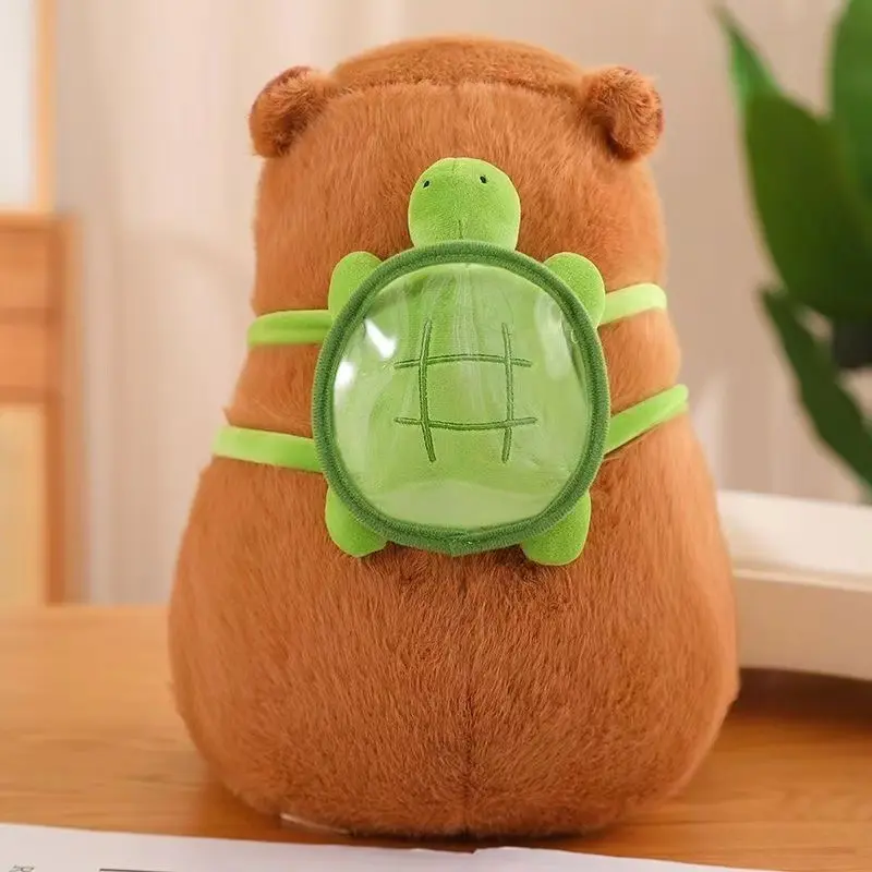 35cm Capybara Plush Simulation Capibara Anime Fluffty Toy Cute Doll Stuffed Animals Soft Doll Plush Christmas Thanksgiving Gift
