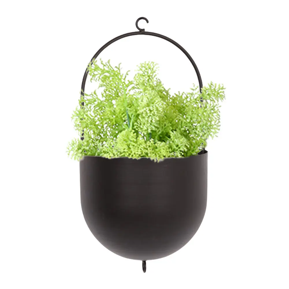 Hanging Planter Pots Minimalist Hanging Flower Pots Metal Hanging Plant Baskets Creative for Succulent Flower Air Plants