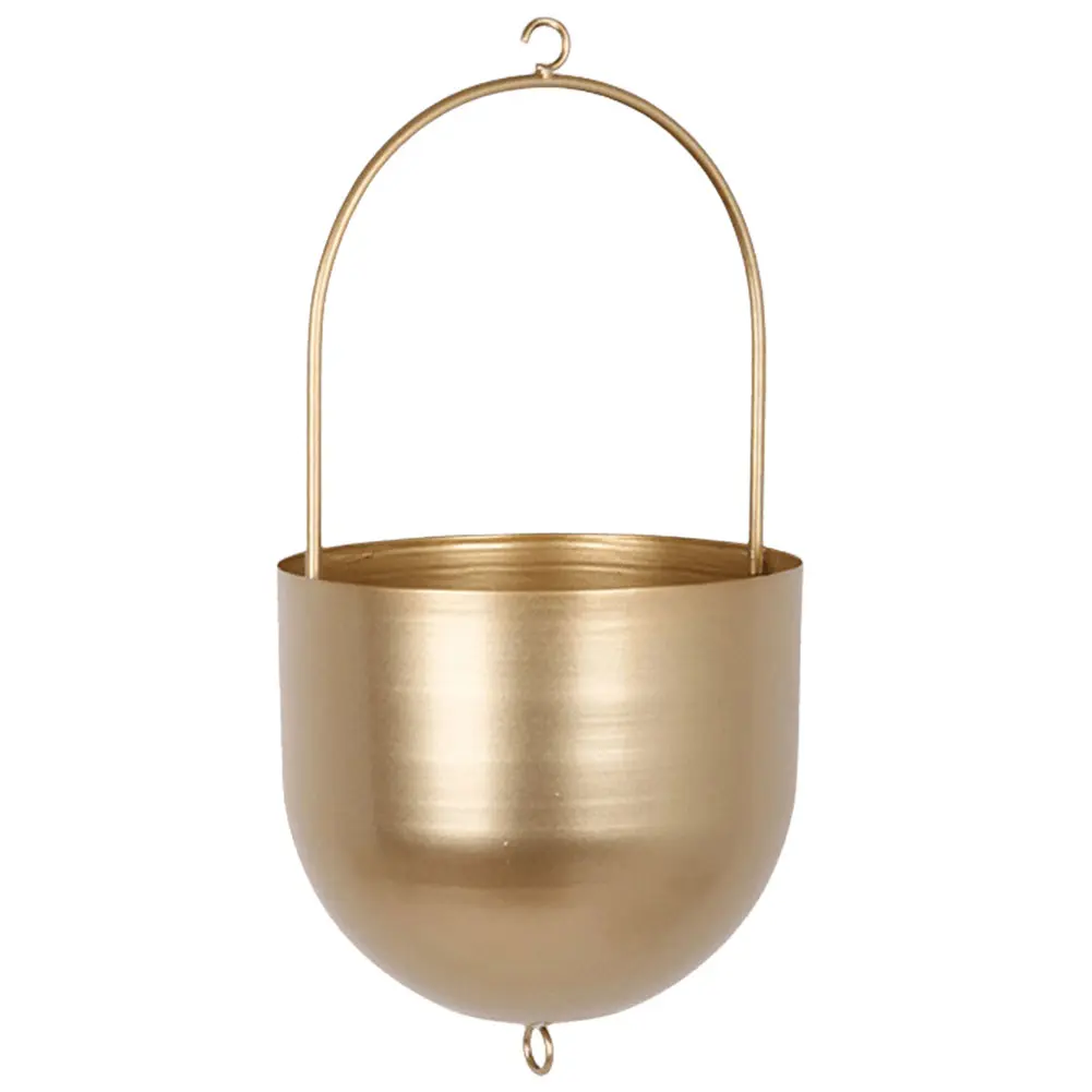 Hanging Planter Pots Minimalist Hanging Flower Pots Metal Hanging Plant Baskets Creative for Succulent Flower Air Plants