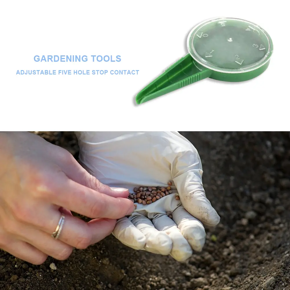 8-30Pc 5File Adjustable Plant Seed Sower Planter Hand Held Flower Grass Plant Seeder Garden Multifunction Seeding Dispenser Tool