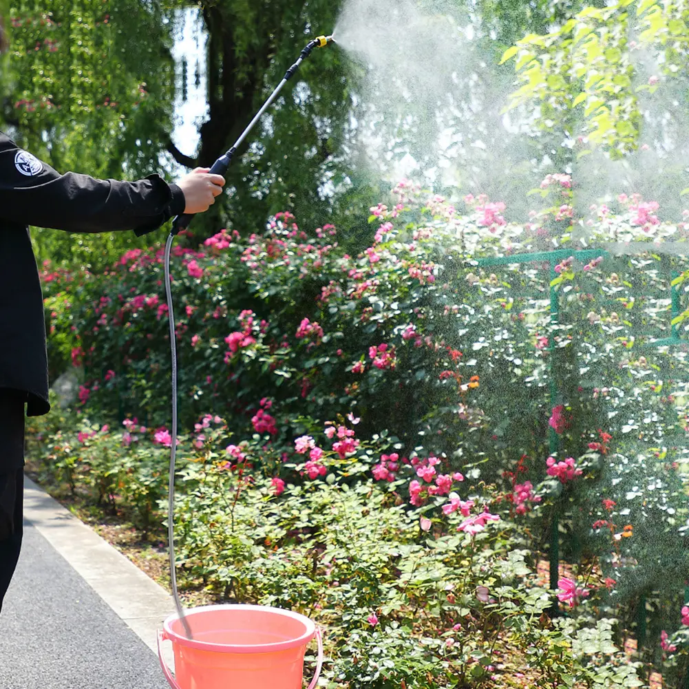 Automatic Plant Sprinkler with Water Pipe Agricultural Sprayer Gun USB Charging Plant Irrigation Gun Garden Irrigation Tool