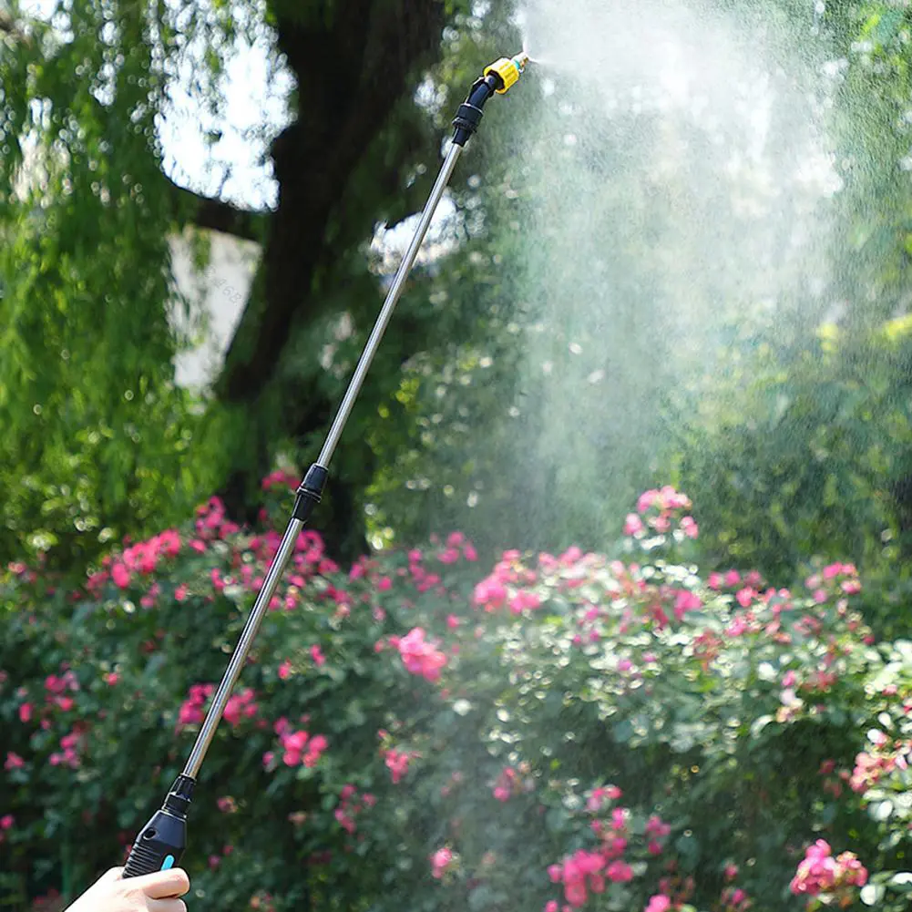 Automatic Plant Sprinkler with Water Pipe Agricultural Sprayer Gun USB Charging Plant Irrigation Gun Garden Irrigation Tool