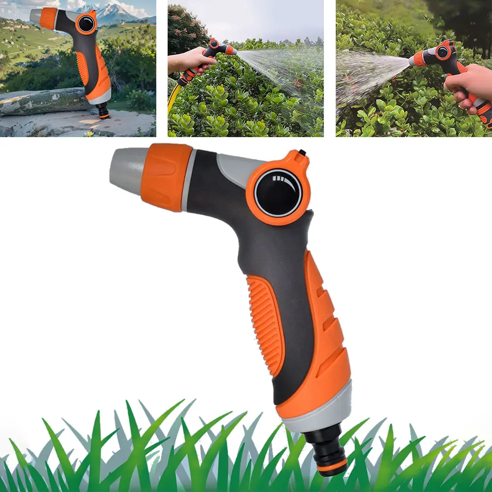 High Pressure Water Gun 10 Modes Garden Sprinkler Garden Spray Irrigation Watering Nozzle for Heavy Duty Washing Garden Watering