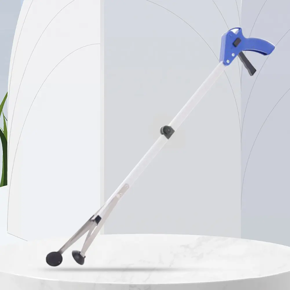 Aluminum Alloy Garbage Picker Waste Leaves Pick Strong Rubber Suction Cups Trash Pickup Tool for Indoor/Outdoor/Workplace/Home