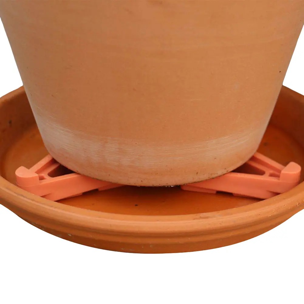 20Pcs Flower Pot Support Plant Flower Pot Stand Outdoor Bonsai Holders Invisible Flower Pot Risers for Outdoor Indoor Planters