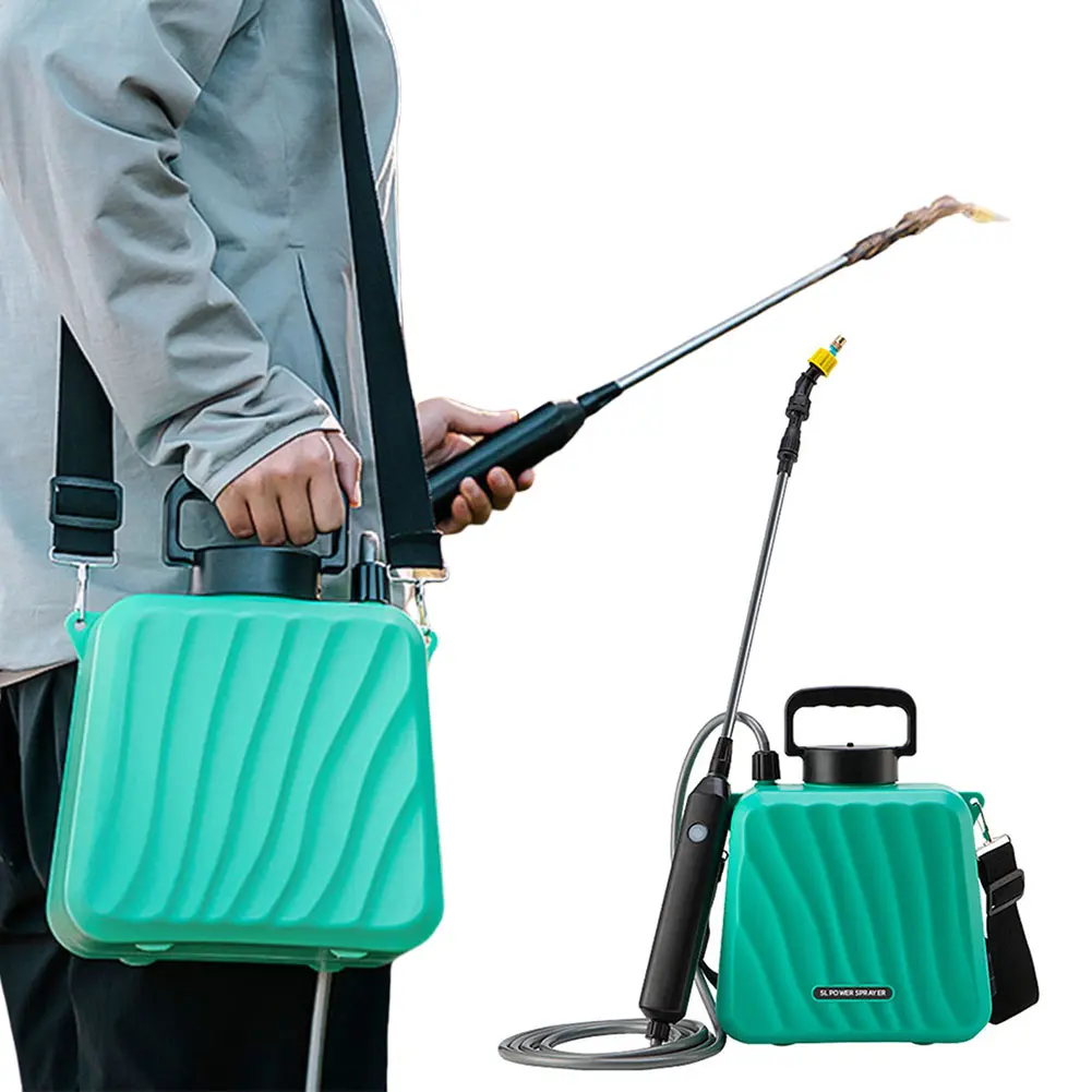 1.35 Gallon Electric Sprayer with USB Rechargeable Handle and Telescopic Wand Plant Sprayer for Garden Lawn and Other Cleaning