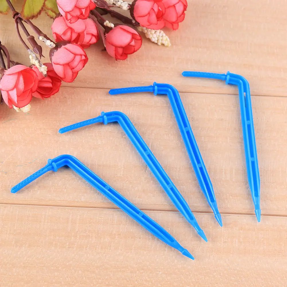 150-500PCS Bend Arrow Dropper Micro Drip Irrigation Emitters For 3mm Hose Garden Watering Saving Micro Dripper Accessories