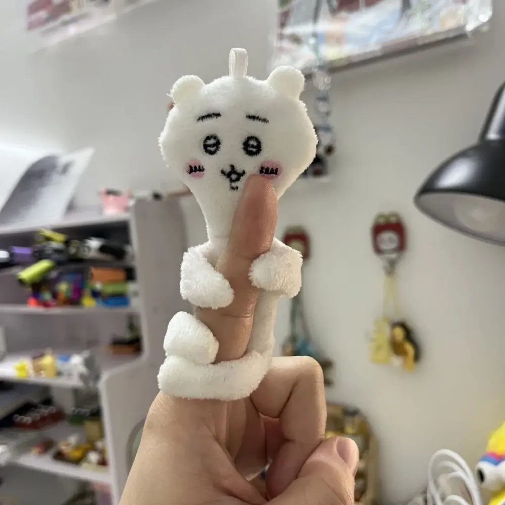 Anime Chiikawa Plush Doll Pendant Body Wire Skeleton Fully Articulated Wacky Dolls Cute Hachiware Usagi keyring Ornament Toys