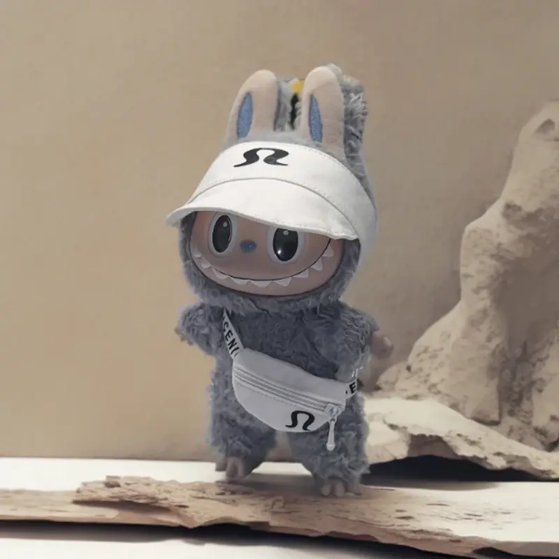 15/17cm Labubu V1 V2 V3 Doll Clothing Fashion Hoodie and Bag Korean Idol Trendy DIY Doll Clothing Accessories Toy Gift