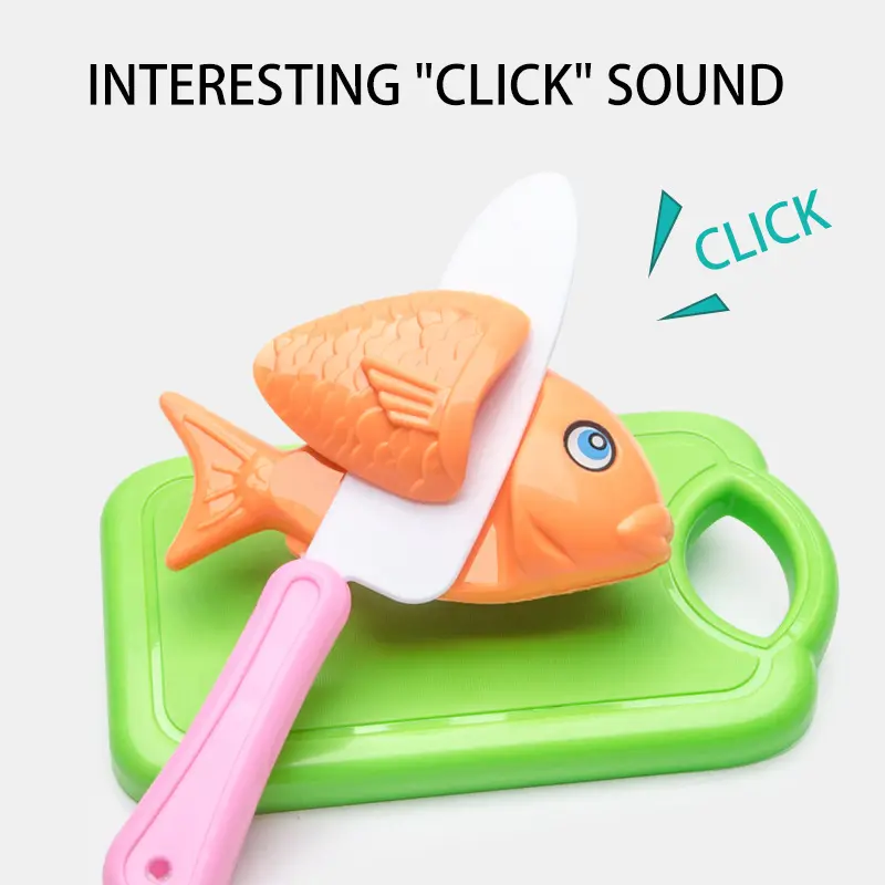 Play House Simulation Toys Early Education Girls Boys Gifts Educational Toy Plastic Kitchen Toy Set Cut Fruit and Vegetable Food