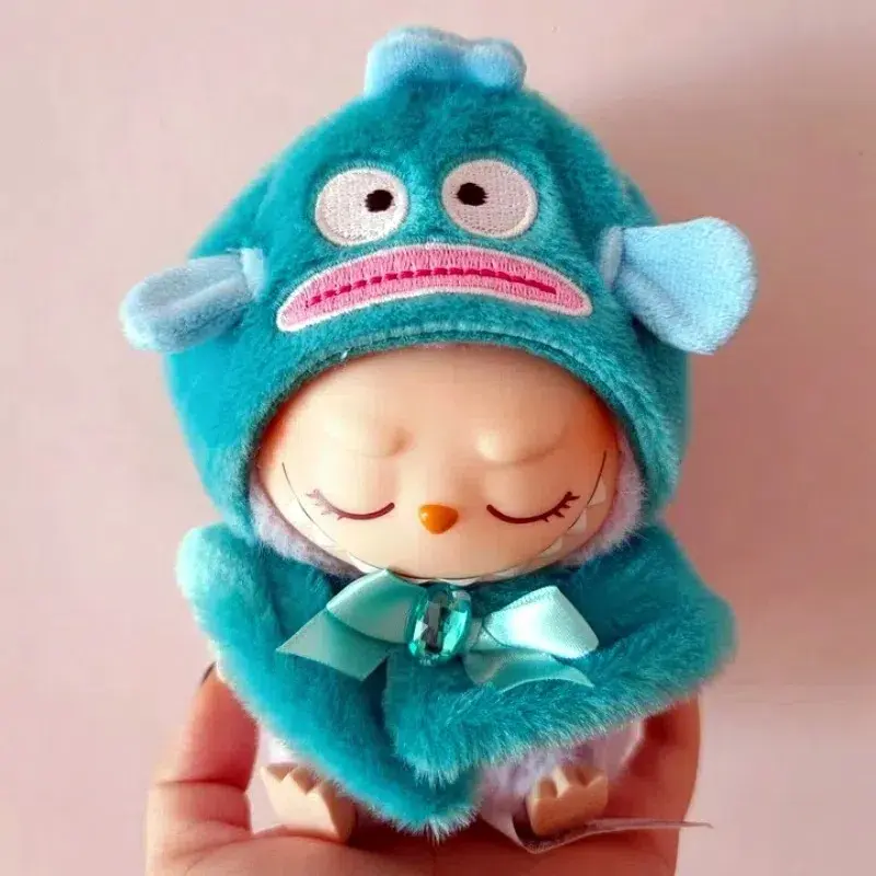 Hot Sanrio Labubu Cape Set Cute Sitting Party KT Melody Kuromi Clothes Monster Vinyl Doll Clothing Christmas Gift Toys