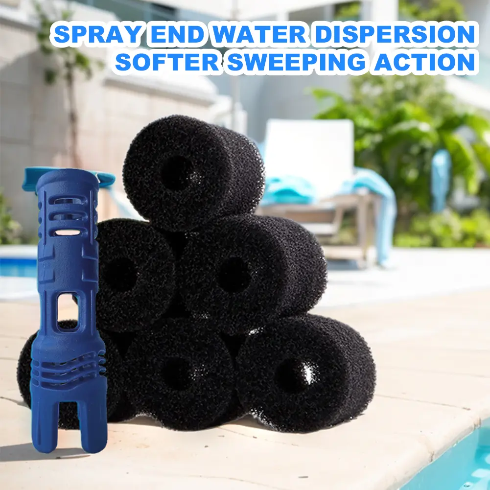 Pool Sweep Tail Scrubber Sweep Pool Cleaner Hose Tail No Spray Pool Cleaner Tail Sweep for Polaris Pool Cleaner Parts