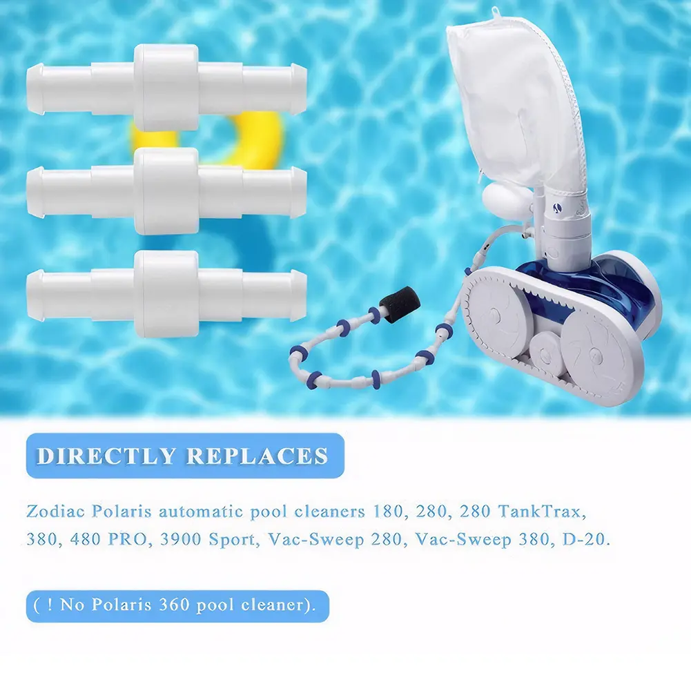 3 Pack Pool Cleaner Hose Swivel D20 and Hose Nut D15 Kit Pool Cleaner Replacement Parts for 280/3900 Pool Cleaner