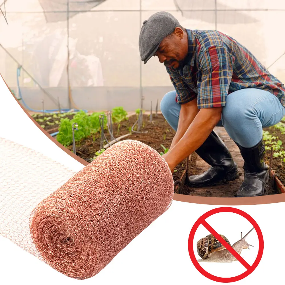 Copper Mesh With Different Specifications For Snail Fences Is Used To Block The Entrance Neck Protection Of Sail Fence Gardens