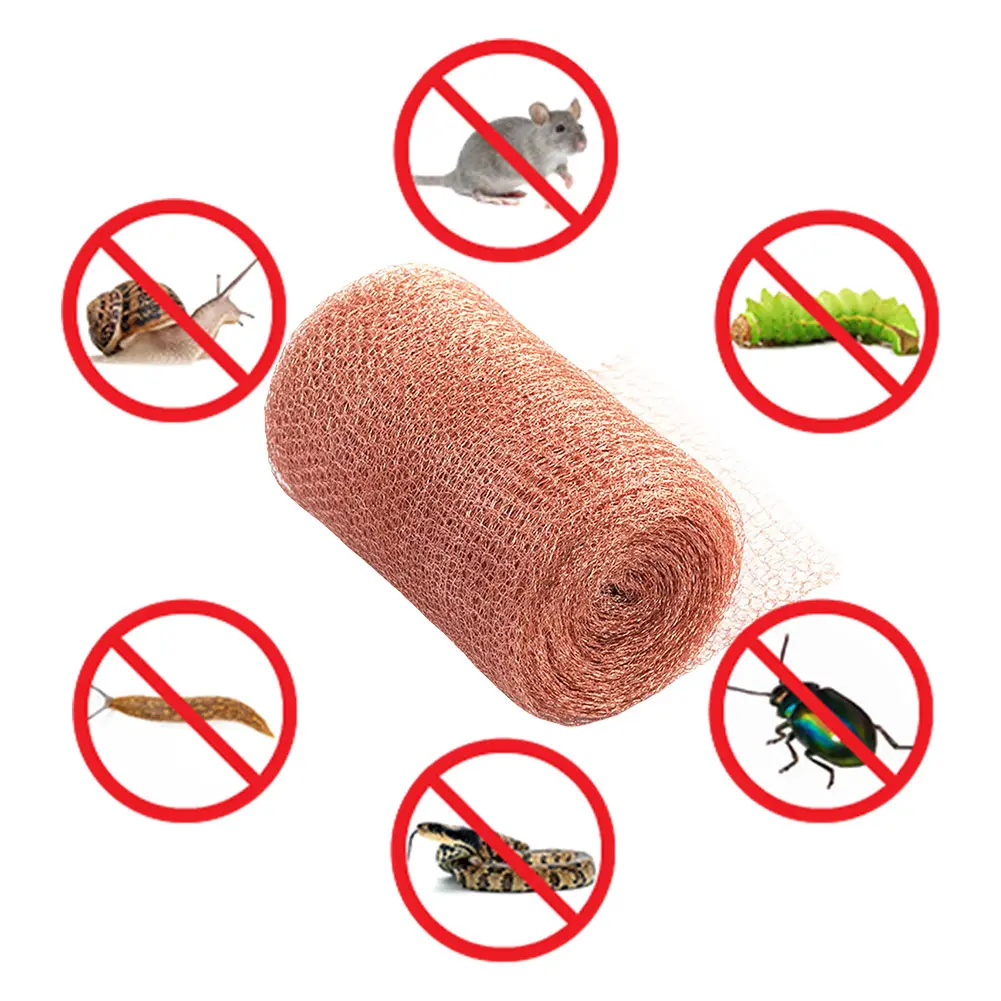 Copper Mesh With Different Specifications For Snail Fences Is Used To Block The Entrance Neck Protection Of Sail Fence Gardens