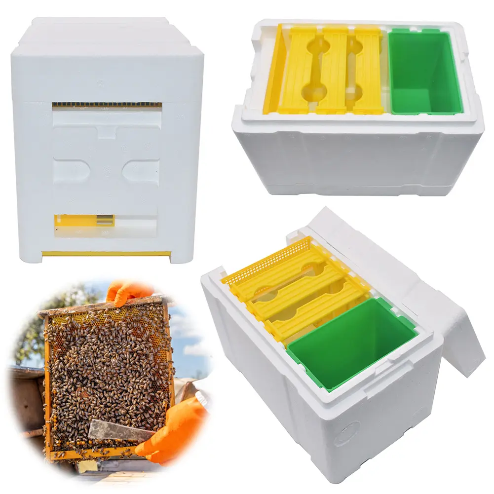 Foam Bee Box Versatile Bee Pollination Box Foam Bee Hive Queen Bee Rearing Beehive Beekeeper Suppliers