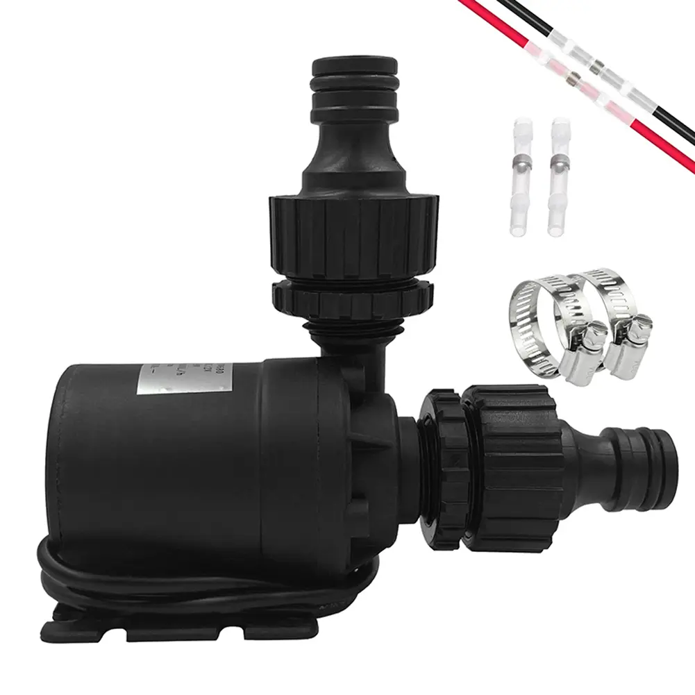 Super Quiet Aquarium Circulation Pump 800L/H Brushless Motor Pool Circulating Pump Waterproof Water Pump Quick Connector 19W/22W