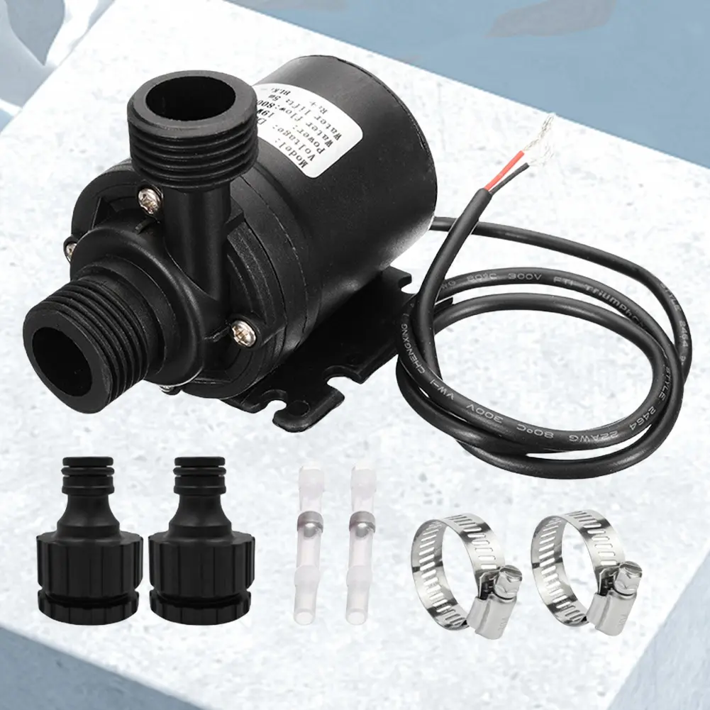 Super Quiet Aquarium Circulation Pump 800L/H Brushless Motor Pool Circulating Pump Waterproof Water Pump Quick Connector 19W/22W