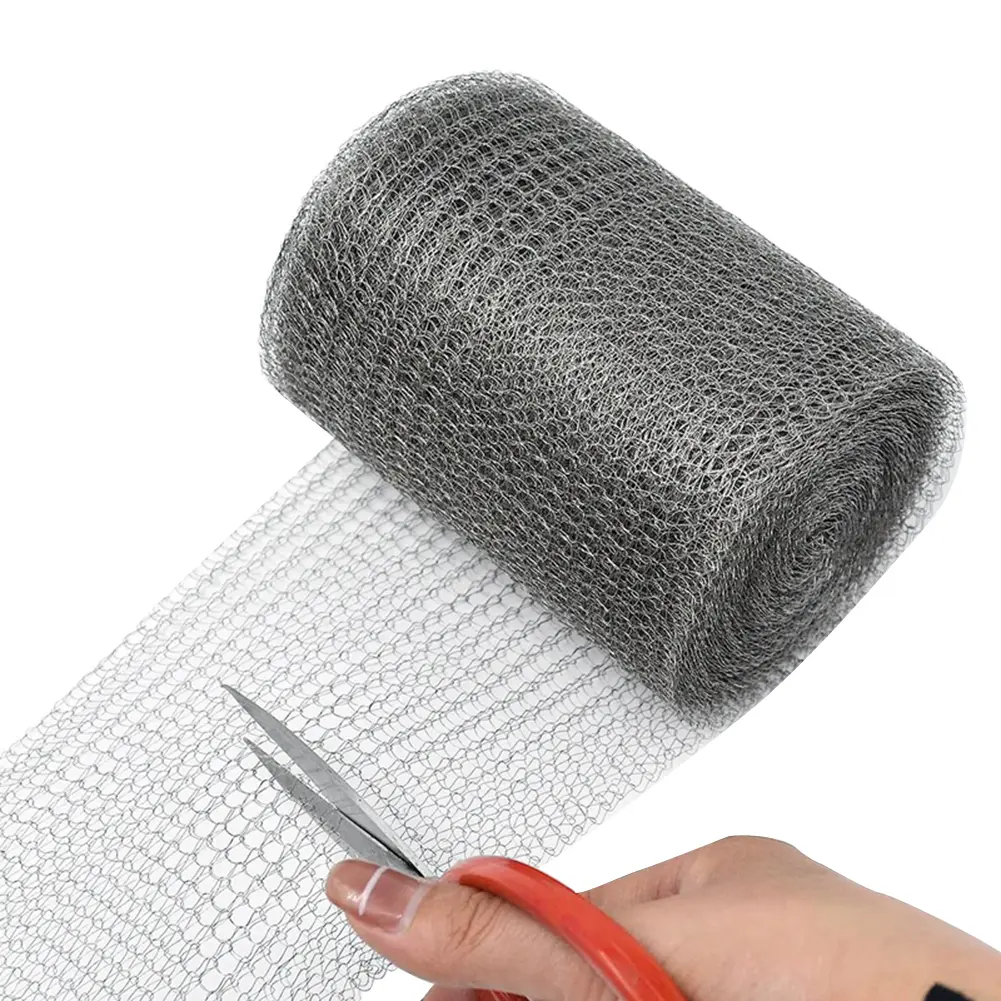 3/6/9/12/15M Tight Mesh Wire Mesh Rabbit Rodent Protection Stainless Steel Mesh Filter Wire Mesh Garden Netting for Hole Filler