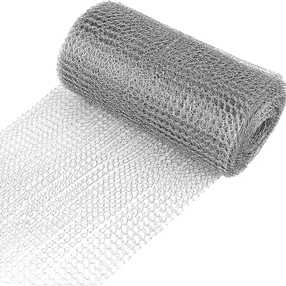 3/6/9/12/15M Tight Mesh Wire Mesh Rabbit Rodent Protection Stainless Steel Mesh Filter Wire Mesh Garden Netting for Hole Filler