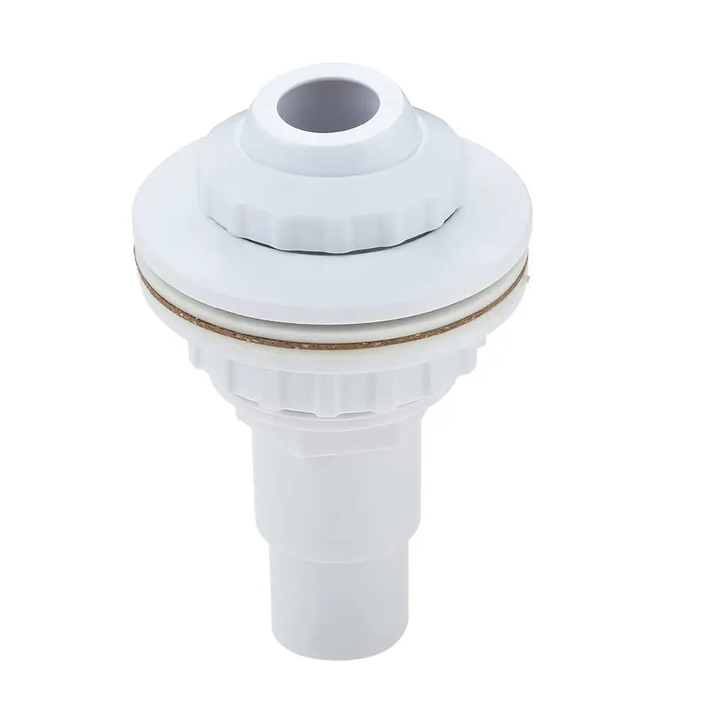 Water Inlet Outlet Fittings With Clip Threaded Tape Pool Wall Joint Removable Wear-resistant Heat-resistance for Hot Spring Spa