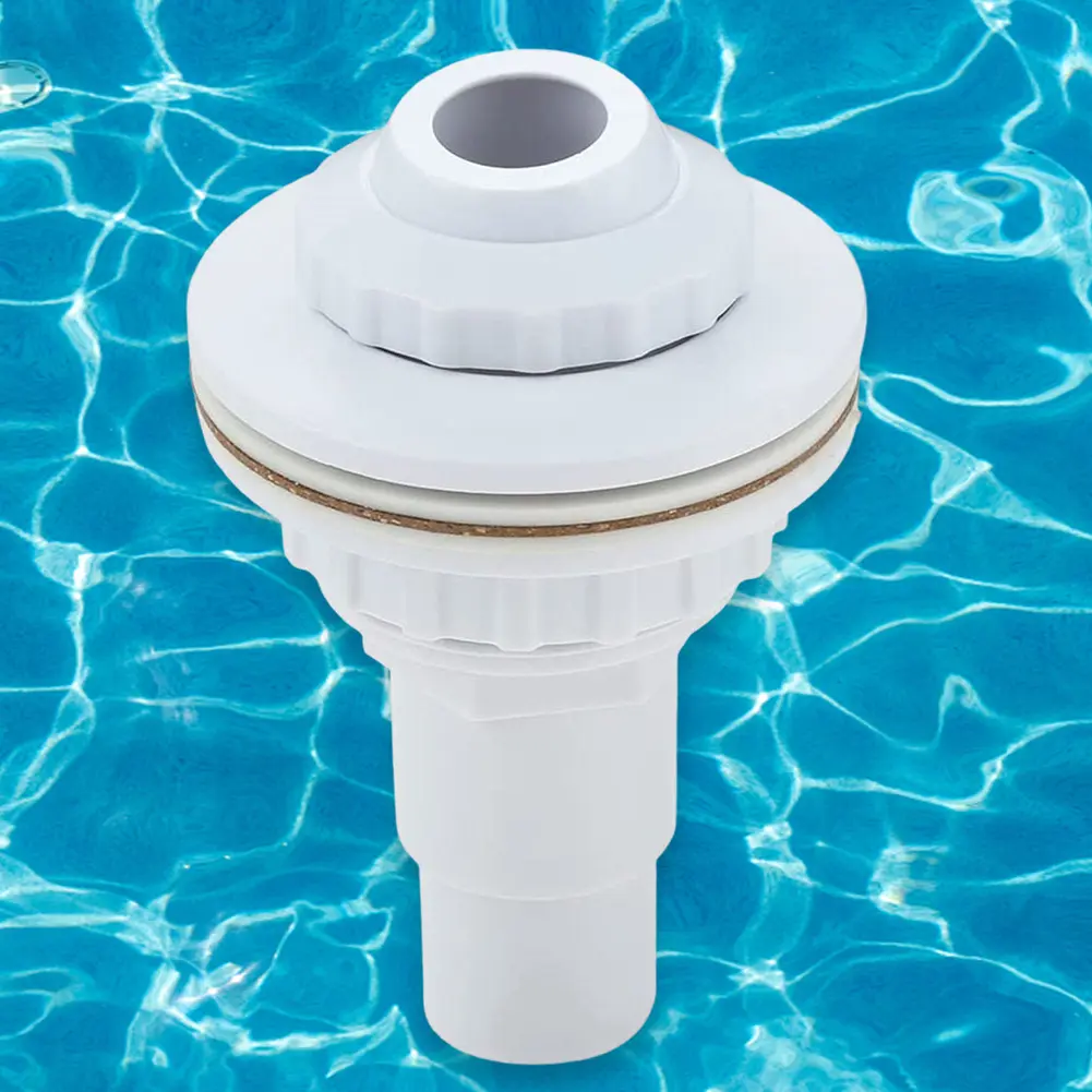 Water Inlet Outlet Fittings With Clip Threaded Tape Pool Wall Joint Removable Wear-resistant Heat-resistance for Hot Spring Spa