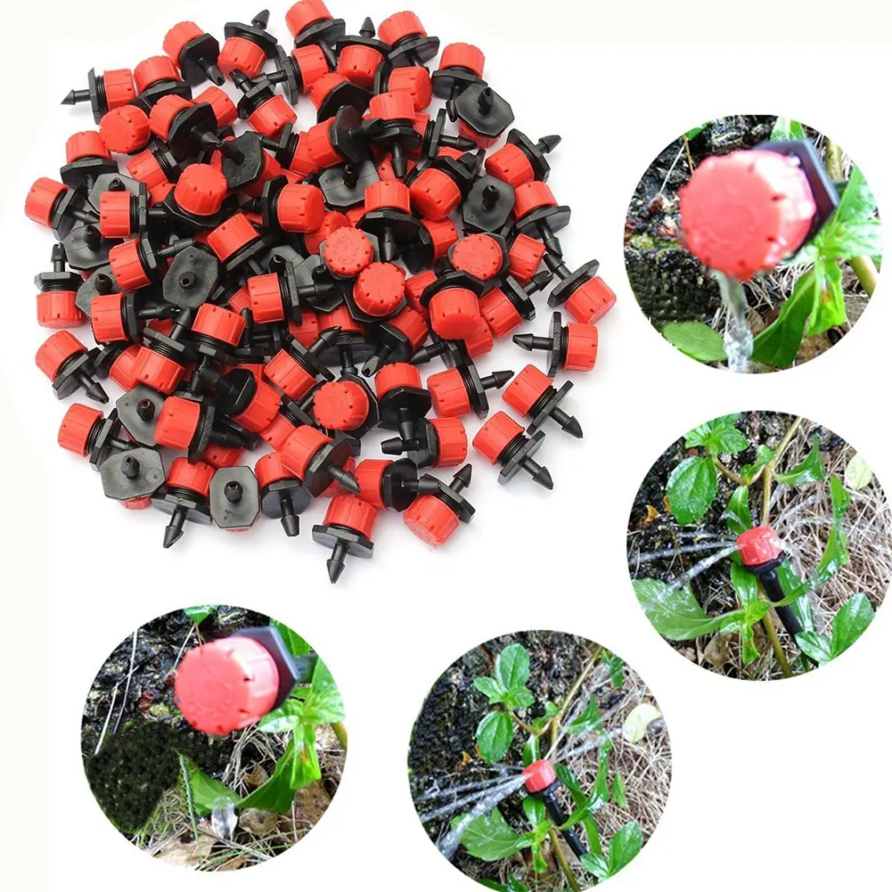 200FT Quick-Connect Drip Irrigation System Kit with 1/2 Inch Hose 1/4 Inch Distribution Tubing Drip Irrigation System Kit