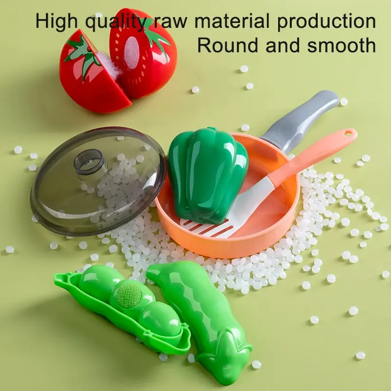 Cooking Toys Pink Kitchen Toy Set Girl Boy toys Cut Fruit Vegetable Pizza Pretend Play Simulation Early Education Toys For Kids