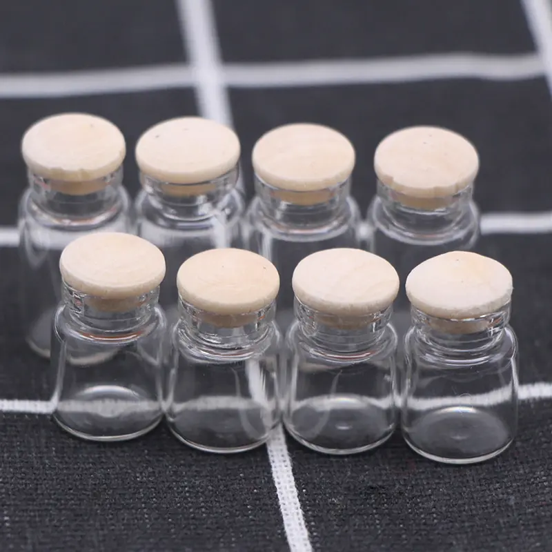 4pcs 1/12 Dollhouse Miniature Glass Mini Simulation Candy Jar Kitchen Food Storage Bottle Furniture Toys for Doll House Decor