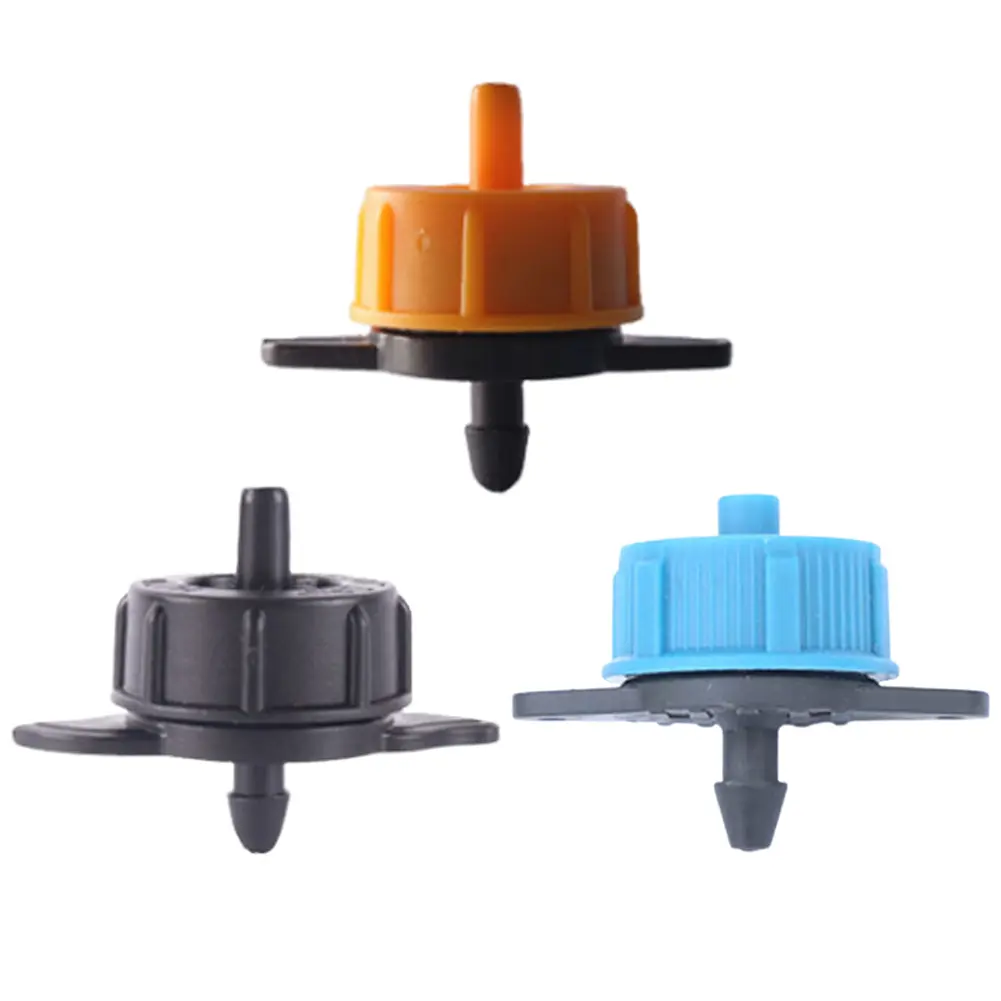 100pcs Adjustable Drippers Micro Connectors 2L/4L/8L Drip Irrigation Emitters for Drip Irrigation