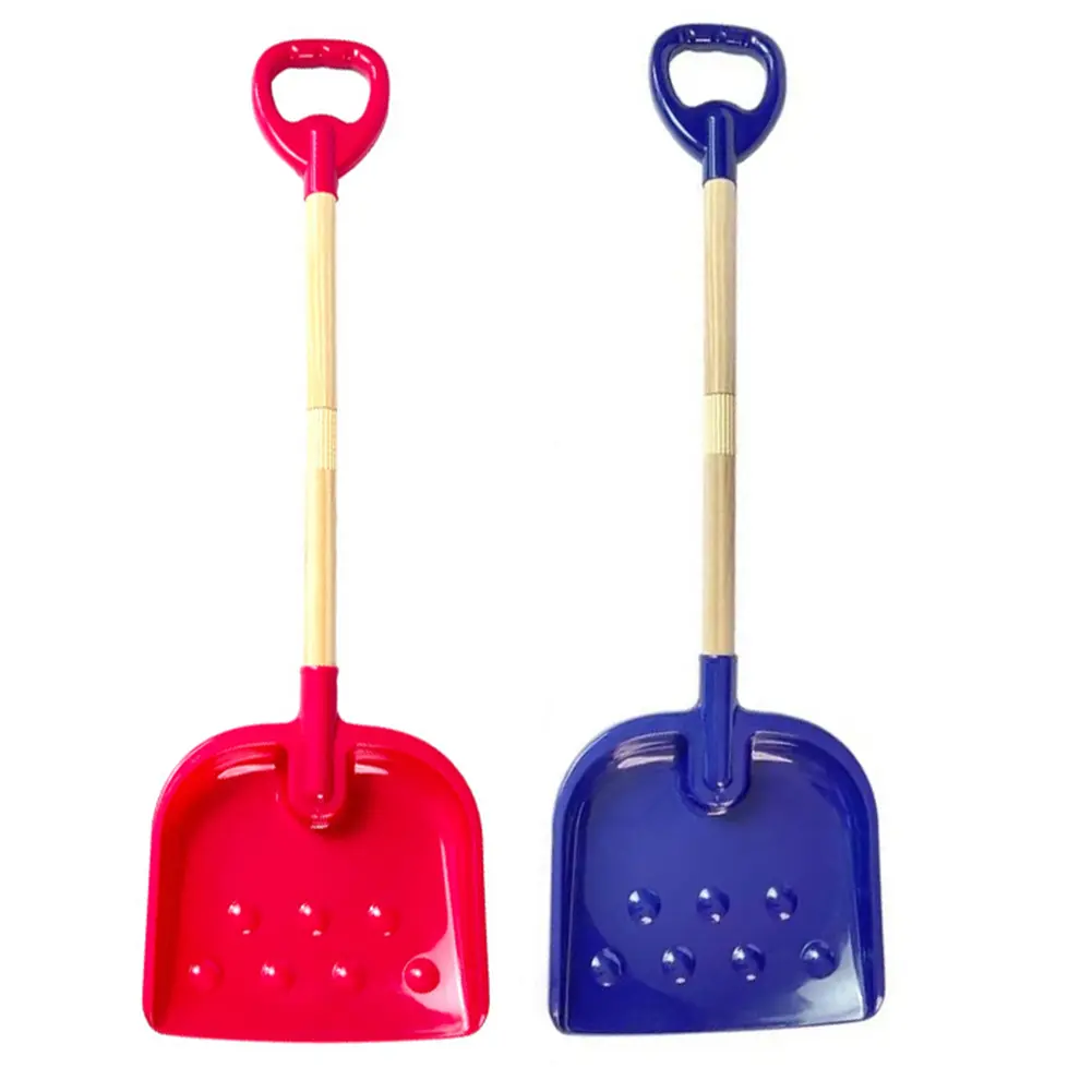 22-30 Inch H Snow Shovel with D Grip Handle for Boys Girls Wooden Snow Shovel Toddler Snow Shovel for Outdoor Yard Garden